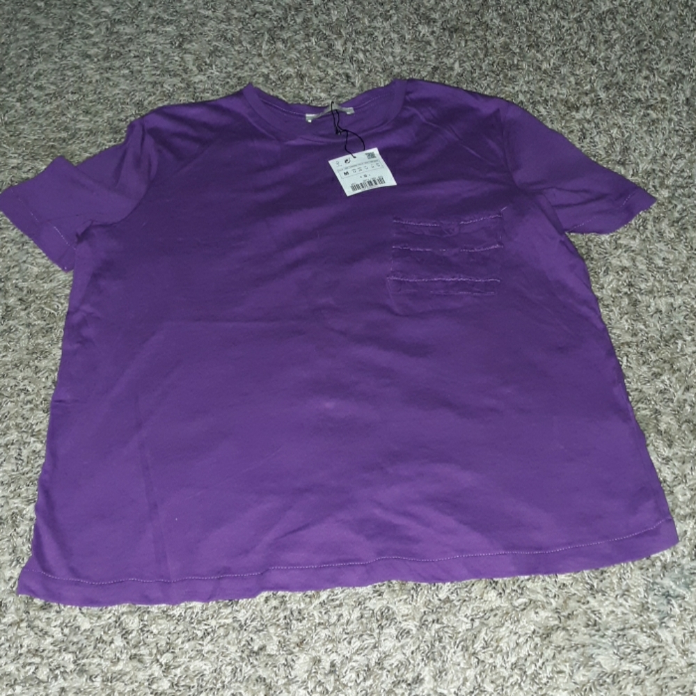 #49NWT Zara short sleeve t shirt. Size: Medium(M)